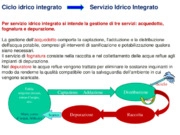 Servizio idrico integrato e normative nazionali ed europee a confronto