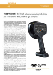 Si124-LD: telecamera acustica industriale per il rilevamento delle perdite di gas compressi