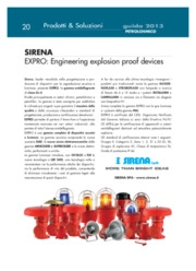 Sirena. EXPRO: Engineering explosion proof devices