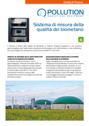 Sistema di misura della qualità del biometano