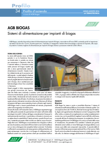 Sistemi di alimentazione per impianti di biogas