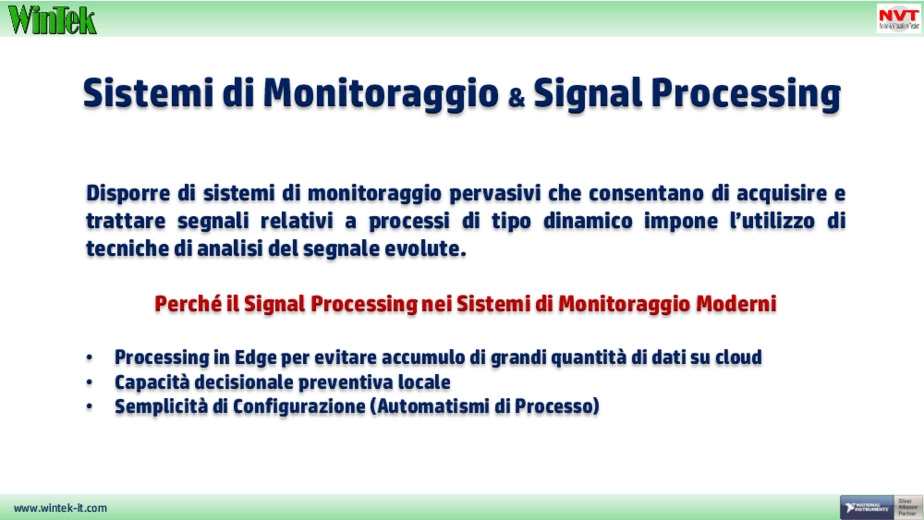 Sistemi di Condition Monitoring: evoluzione delle Tecniche di Signal Processing
