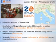 Sistemi di recupero energia mediante ORC in impianti a biogas