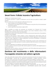 Smart Farm: il ditale incontra l’agricoltura
