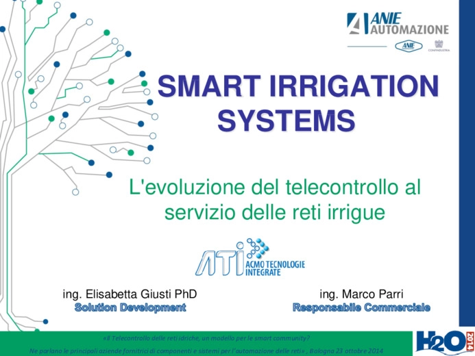 Smart Irrigation System: tecniche e strumenti per lottimizzazione della risorsa irrigua