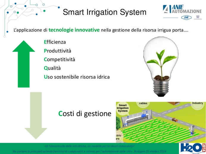 Smart Irrigation System: tecniche e strumenti per l’ottimizzazione della risorsa