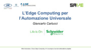 L'Edge computing per l'Automazione Universale