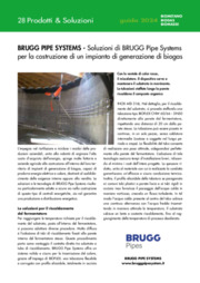 Soluzioni di BRUGG Pipe Systems per la costruzione di un impianto di generazione di biogas