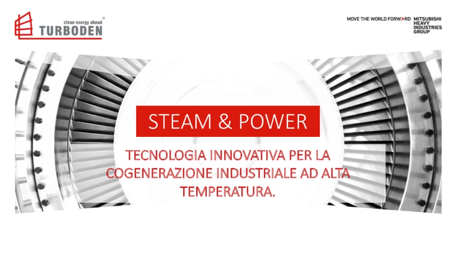 Steam&Power ORC system : tecnologia innovativa per la cogenerazione industriale ad alta temperatura