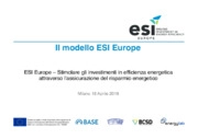 Stimolare l'efficienza energetica nelle PMI del settore alimentare, il progetto ESI Europe