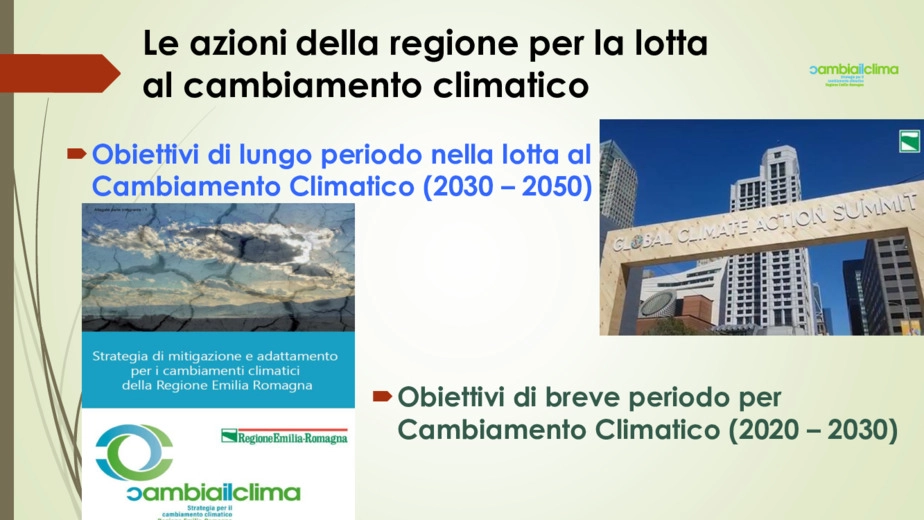 Strategia per la mitigazione e l'adattamento ai cambiamenti climatici in Emilia Romagna: un focus sulla risorsa idrica