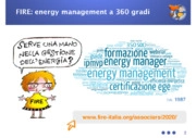 Cogenerazione, Efficienza energetica, Energy management