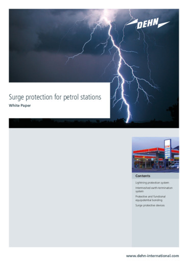 Surge protection for petrol stations
