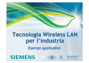 Tecnologia Wireless LAN per l'industria