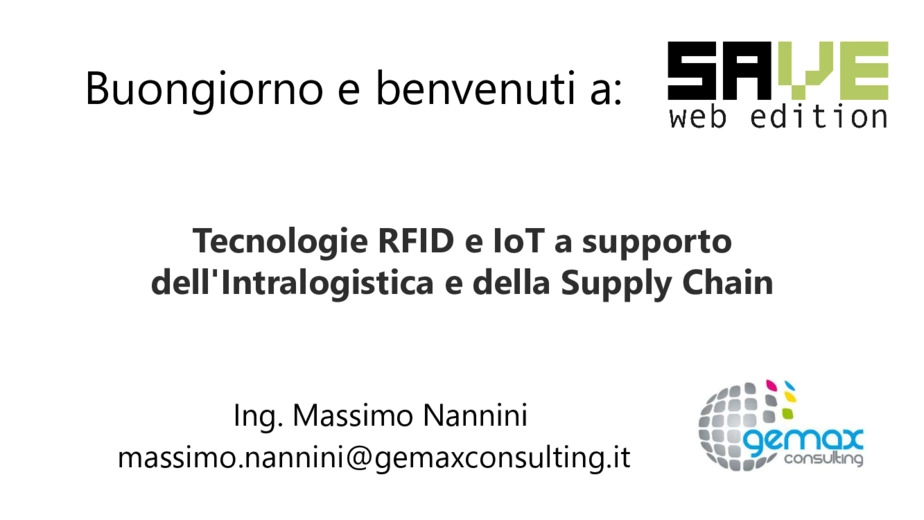 Tecnologie RFID e IoT a supporto dell