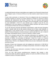 Terna e Regione Lazio: incontro sul Piano di Sviluppo della
