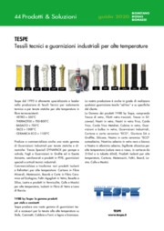 Tessili tecnici e guarnizioni industriali per alte temperature