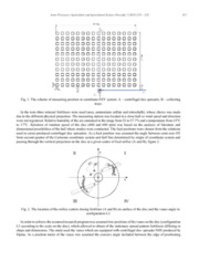 The impact of structural and operational parameters of the centrifugal