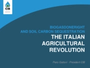 The italian agricoltural revolution
