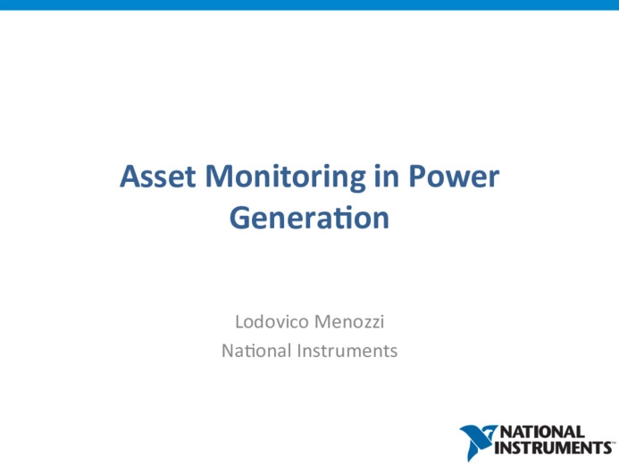 Trend e Tecnologie di Asset Monitoring nell'Industria del Power Generation