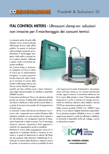 Ultrasuoni clamp-on: soluzioni non invasive per il monitoraggio dei consumi termici