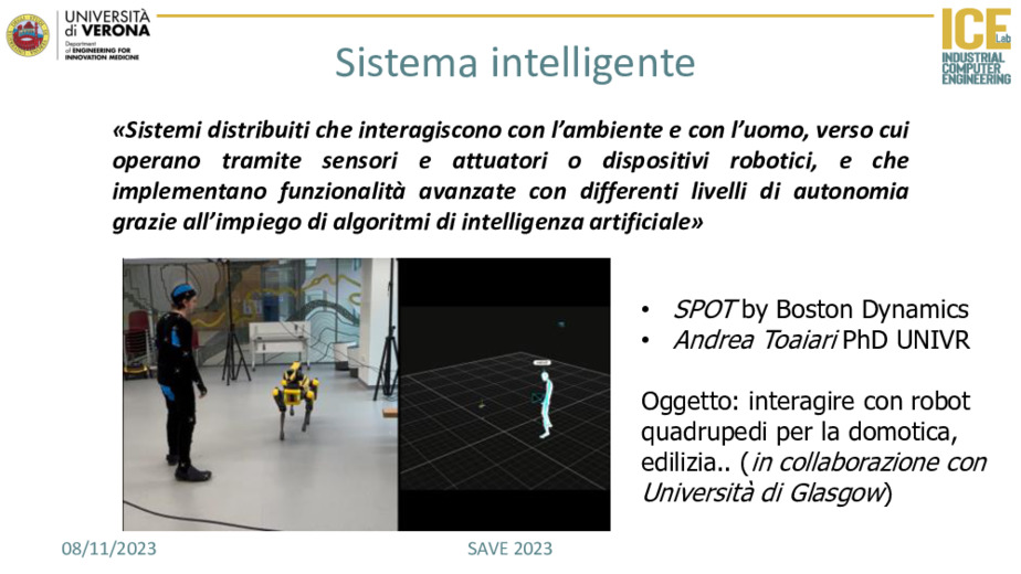 Universit di Verona e Ingegneria dei sistemi intelligenti: un binomio efficace per il trasferimento tecnologico