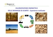 Agricoltura, Biomasse, Discarica, Energia elettrica, Riscaldamento di grandi spazi