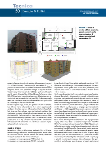 Valutazione delle prestazioni energetiche di edifici esistenti mediante codici di calcolo e reti neurali artificiali