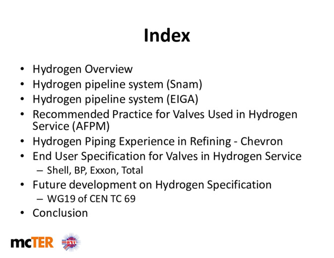 Valves for Hydrogen application - Overview on past, up-to-date and future normative requirements