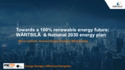 Verso un futuro al 100% di energia rinnovabile. Le soluzioni WÄRTSILÄ e gli scenari energetici al 2030