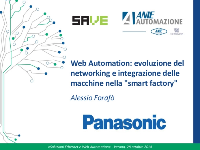 Web Automation: evoluzione del networking e integrazione delle macchine nella smart factory
