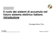 Workshop Catania -Il ruolo di accumulo nel futuro sistema elettrico italiano