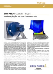 ZAbluefin - il nuovo ventilatore plug fan per Unità Trattamento Aria
